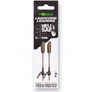 KORDA Лидкор Kable Leadcore Leader Heli Safe 50см Gravel