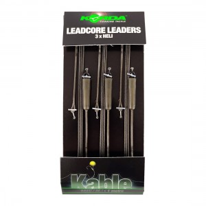 KORDA Монтаж готовый Leadcore Leader Heli Weed Silt 3шт