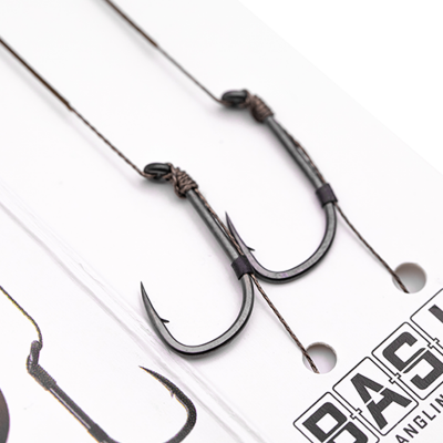 KORDA Поводок готовый Basix Hair Rigs Wide Gape №4 25lb