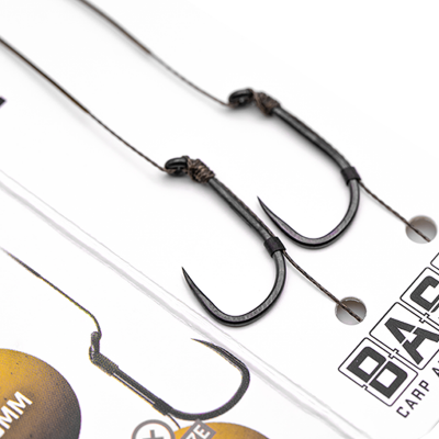 KORDA Поводок готовый Basix Hair Rigs Wide Gape №6 безбородый 18lb