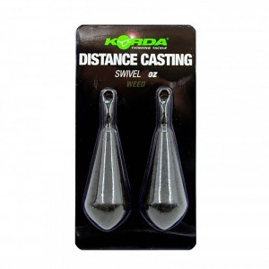 KORDA Грузило Distance Casting Swivel Blister 4.5oz 126г