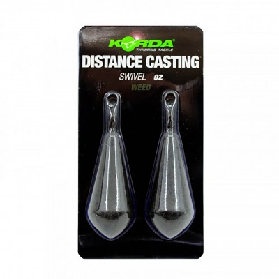 KORDA Грузило Distance Casting Swivel Blister 4.5oz 126г