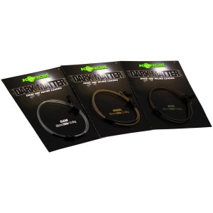 KORDA Поводковый материал Dark Matter Drop Off Inline Gravel 30lb 30см