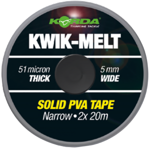 KORDA Лента PVA Kwik-Melt 5мм 20м (Уценка)