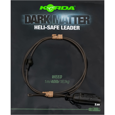 KORDA Лидер Heli Safe 40lb 1м водоросли