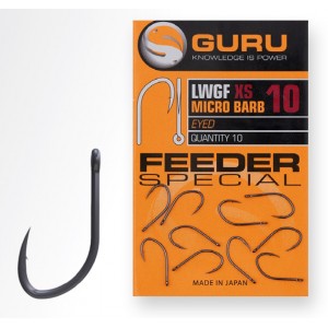 GURU Крючок XS Feeder Special Eyed №10 с ушком