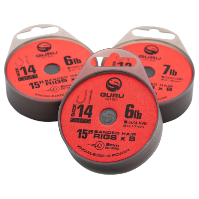 GURU Поводок готовый QM1 Bait Band Ready Rigs 15" №10 0.19мм