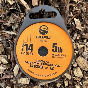 GURU Поводок готовый Match Special Rig №14 100см 0.13мм