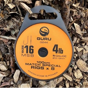 GURU Поводок готовый Match Special Rig №16 100см 0.13мм