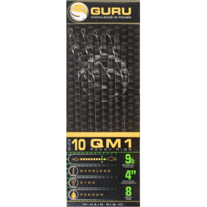 GURU Поводок готовый SMWG Standard Hair 4" №10 0.22мм