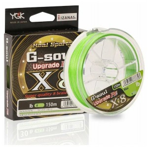 YGK Шнур плетеный G-Soul X8 Upgrade 150м #0,8 16lb