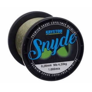 KRYSTON Леска Snyde Premium Grade Copolymer 1000м 0.28мм 9lb Green