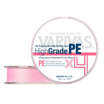 VARIVAS Шнур High Grade PE X4 Milky Pink 150м #0,8