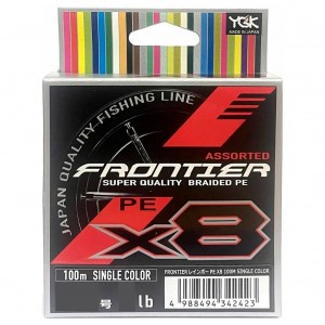 YGK Шнур плетеный Frontier X8 Single 100м #0,8