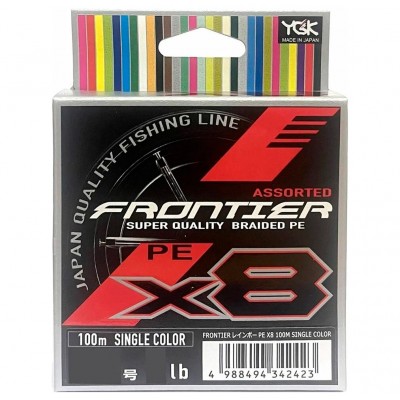 YGK Шнур плетеный Frontier X8 Single 100м #1,5 салатовый