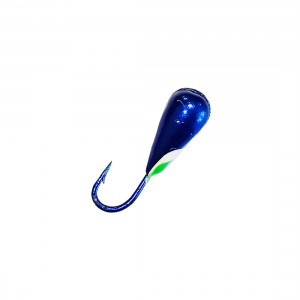 DS FISHING Мормышка свинцовая капля удлиненная 0,75г синий