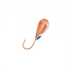 DS FISHING Мормышка свинцовая капля удлиненная 1.95г медь