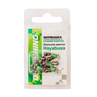 DS FISHING Мормышка Муравей с ухом Коза d4.0 вес 1.32г