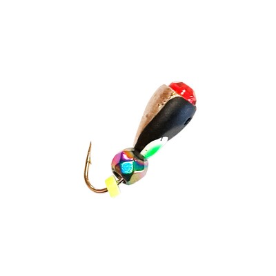 DS FISHING Мормышка безмотыльная 0.86г капля с отверстием с камнем