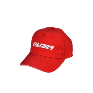 RUZZA Кепка красная с белым логотипом