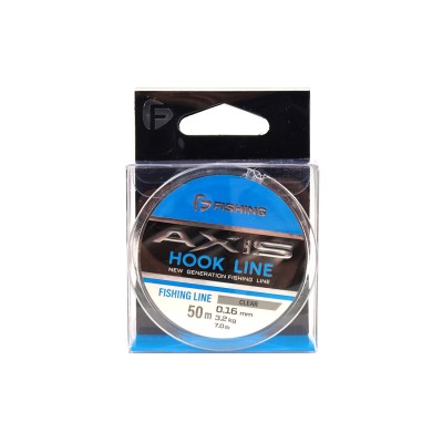 F-FISHING Леска Axis Hook Line Clear 50м 0,16мм 3,2кг 7lb