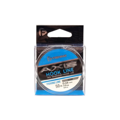 F-FISHING Леска Axis Hook Line Clear 50м 0,18мм 3,9кг 8,6lb