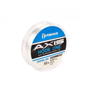 F-FISHING Леска Axis Hook Line Clear 50м 0,20мм 4,5кг 10lb