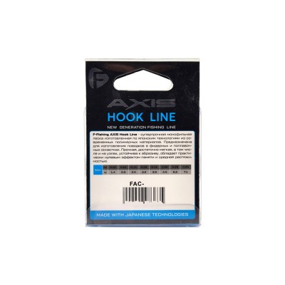 F-FISHING Леска Axis Hook Line Clear 50м 0,20мм 4,5кг 10lb