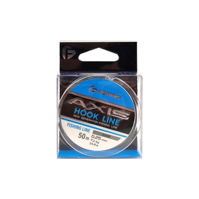 F-FISHING Леска Axis Hook Line Clear 50м 0,25мм 7,1кг 15,8lb