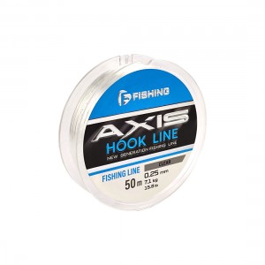 F-FISHING Леска Axis Hook Line Clear 50м 0,25мм 7,1кг 15,8lb