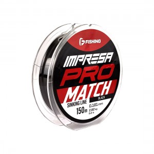 F-FISHING Леска Impresa Pro Match Black 150м 0,181мм 2,82кг/6,2lb