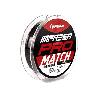 F-FISHING Леска Impresa Pro Match Black 150м 0,181мм 2,82кг/6,2lb