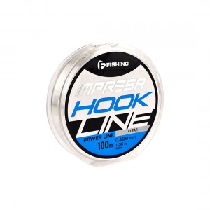 F-FISHING Леска Impresa Hook Line Clear 100м 0,128мм 1,36кг/3lb