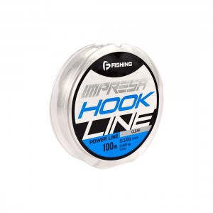 F-FISHING Леска Impresa Hook Line Clear 100м 0,181мм 2,69кг/5,9lb