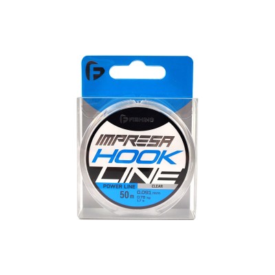 F-FISHING Леска Impresa Hook Line Clear 50м 0,091мм 0,78кг/1,7lb F-FISHING Леска Impresa Hook Line Clear 50м 0,091мм 0,78кг/1,7lb