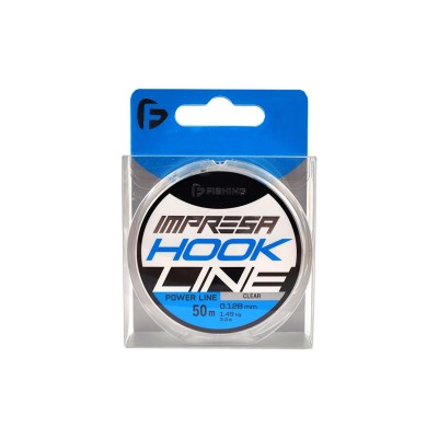 F-FISHING Леска Impresa Hook Line Clear 50м 0,128мм 1,49кг/3,3lb F-FISHING Леска Impresa Hook Line Clear 50м 0,128мм 1,49кг/3,3lb