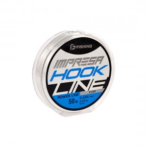 F-FISHING Леска Impresa Hook Line Clear 50м 0,165мм 2,45кг/5,4lb