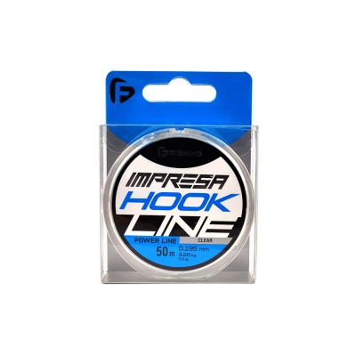 F-FISHING Леска Impresa Hook Line Clear 50м 0,195мм 3,2кг/7lb F-FISHING Леска Impresa Hook Line Clear 50м 0,195мм 3,2кг/7lb