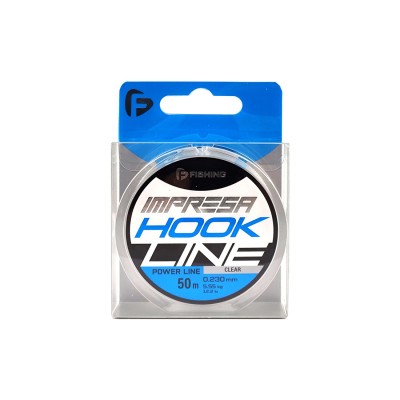 F-FISHING Леска Impresa Hook Line Clear 50м 0,230мм 5,55кг/12,2lb