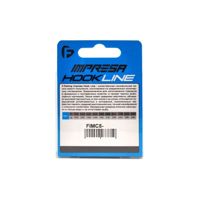F-FISHING Леска Impresa Hook Line Clear 50м 0,230мм 5,55кг/12,2lb