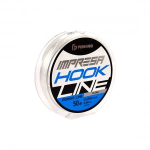 F-FISHING Леска Impresa Hook Line Clear 50м 0,260мм 6,6кг/14,5lb