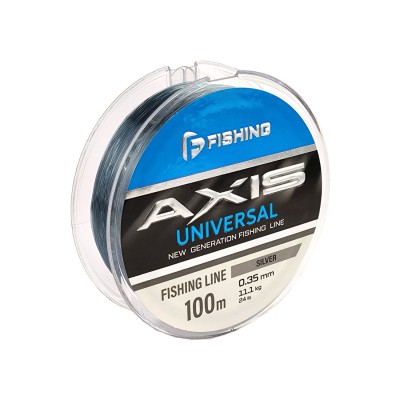 F-FISHING Леска Axis Universal Line Silver 100м 0,35мм 11,1кг/24lb
