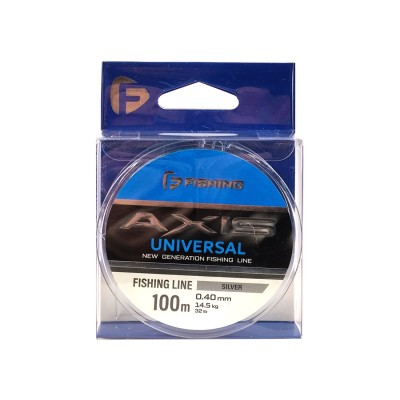F-FISHING Леска Axis Universal Line Silver 100м 0,40мм 14,5кг/32lb F-FISHING Леска Axis Universal Line Silver 100м 0,40мм 14,5кг/32lb