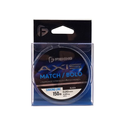 F-FISHING Леска Axis Match Bolo Line Black 150м 0,20мм 4,65кг 10lb