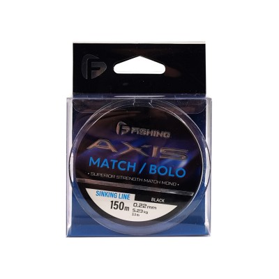 F-FISHING Леска Axis Match Bolo Line Black 150м 0,22мм 5,23кг 11lb