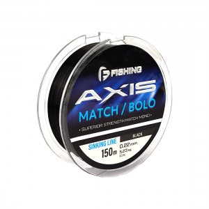F-FISHING Леска Axis Match Bolo Line Black 150м 0,22мм 5,23кг 11lb