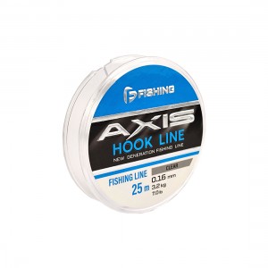 F-FISHING Леска Axis Hook Line Clear 25м 0,16мм 3,2кг 7lb