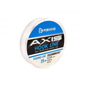 F-FISHING Леска Axis Hook Line Clear 25м 0,18мм 3,9кг 8,6lb
