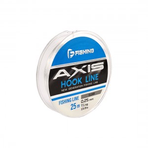 F-FISHING Леска Axis Hook Line Clear 25м 0,25мм 7,1кг 15,8lb