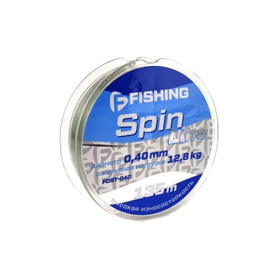 F-FISHING Леска Spin Line 135м 0,40мм 12,8кг/28,2lb